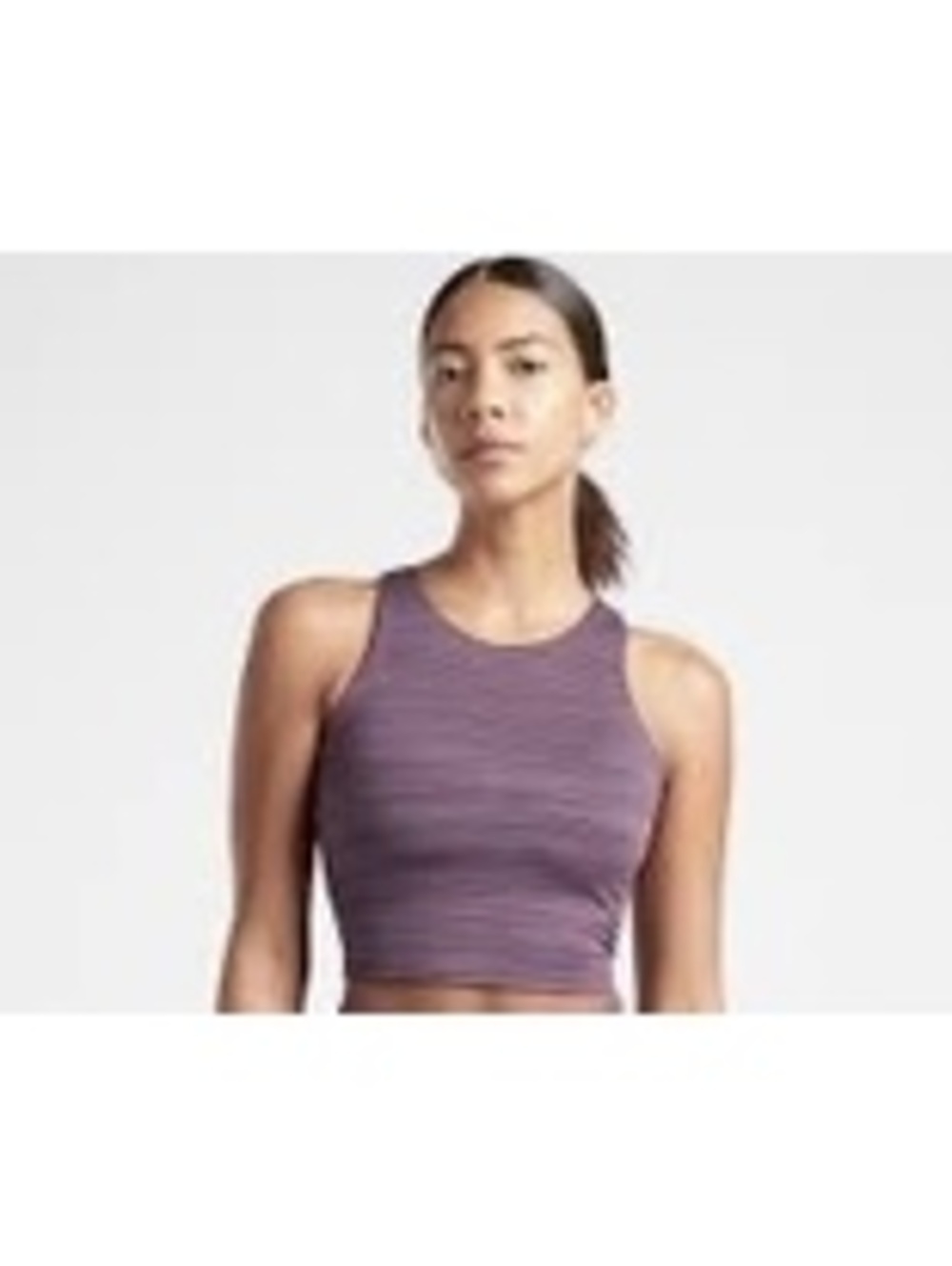 Athleta Purple Conscious Crop Spacedye Tank Top